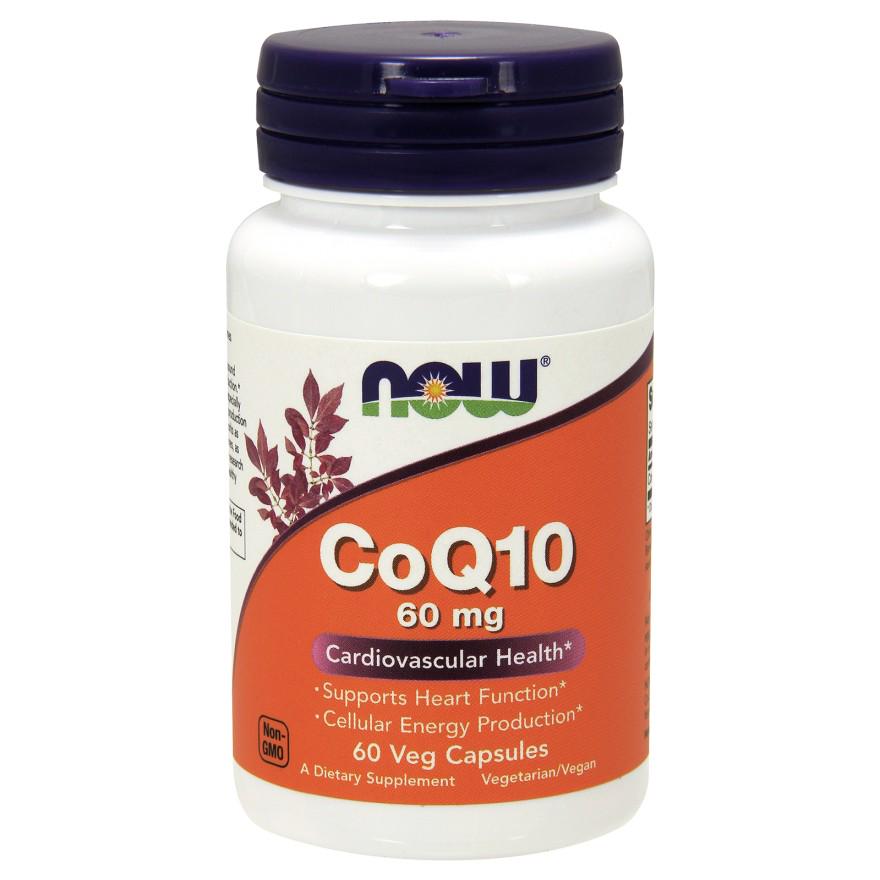 Коэнзим Q10 NOW CoQ10 60 mg 60 капс. Коэнзим Q10 NOW CoQ10 60 mg 60 капс.
