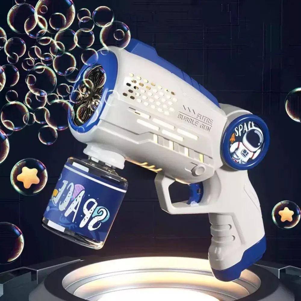 Пістолет для мильних бульбашок Bubble Gun R1 на батарейках Blue (00000001790) - фото 2