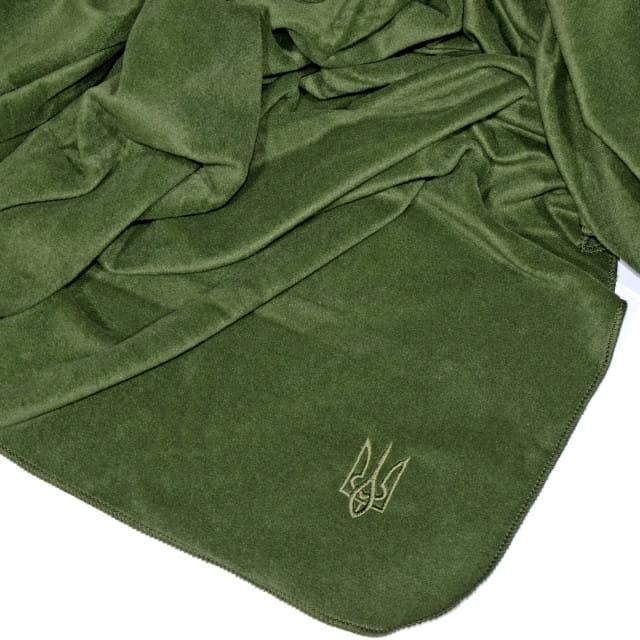 Плед дорожный флисовый 140х200 см Зеленый - фото 3 Плед дорожный флисовый 140х200 см Зеленый - фото 3