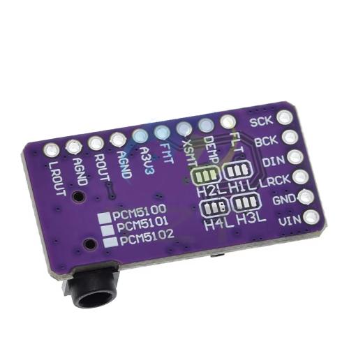 Модуль звукового I2S ЦАП на PCM5102A 384kHz PCM Interface (25793251) - фото 2