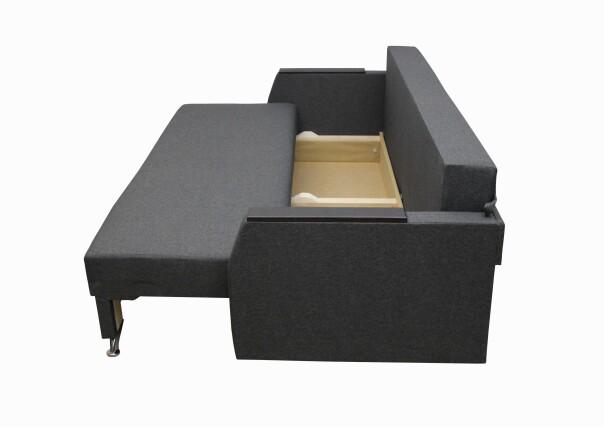 Диван еврокнижка Лаванда с нишей и подушками 210х85 см Синий (1724861473) - фото 2 Диван еврокнижка Лаванда с нишей и подушками 210х85 см Синий (1724861473) - фото 2