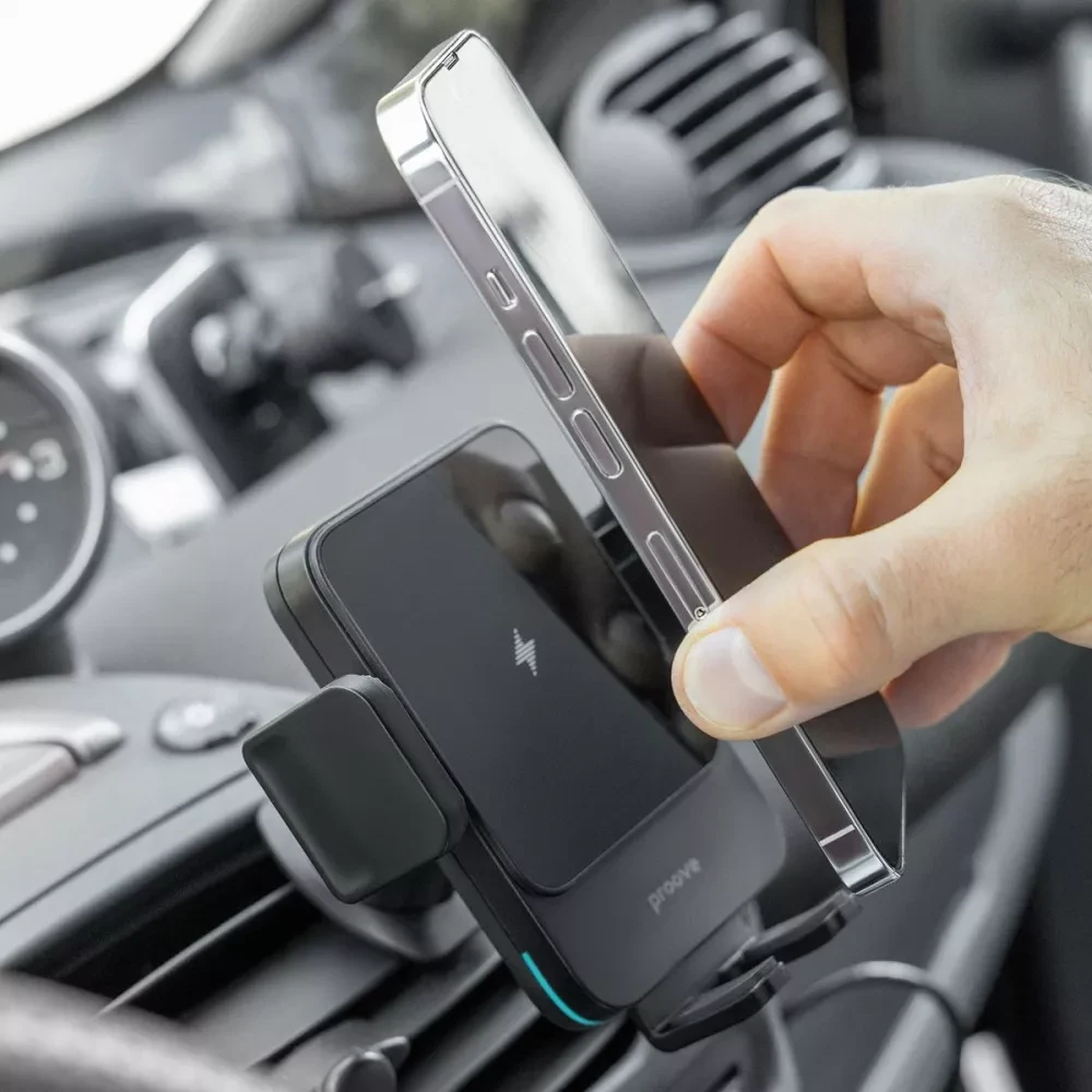 Автомобильный держатель с беспроводной зарядкой Proove Sonic 15W - фото 3
