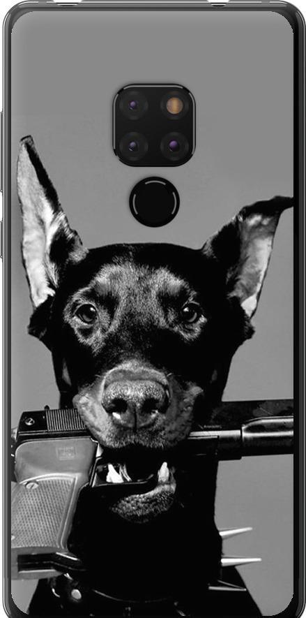 Чехол на Huawei Mate 20 Доберман (2745t-1578-42517) Чехол на Huawei Mate 20 Доберман (2745t-1578-42517)