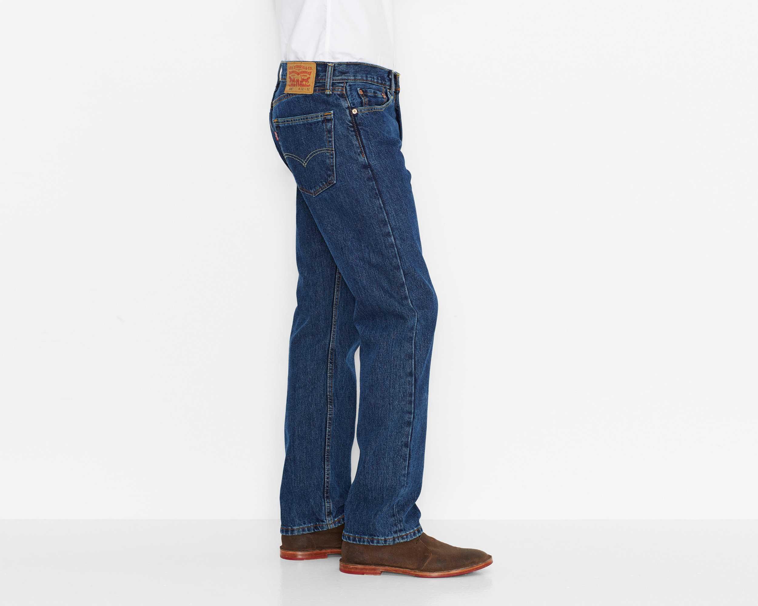 Джинси чоловічі Levi's 505 Dark Stonewash W33 L34 Синій (005054886) - фото 2