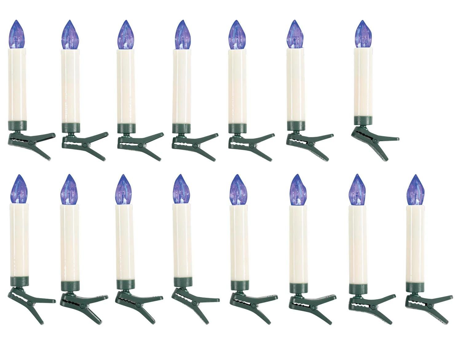 Гирлянда LED RGB Livarno Home Свечи на елку с пультом таймером и батарейками IP44 15 шт. (N1-00409-1) - фото 11 Гирлянда LED RGB Livarno Home Свечи на елку с пультом таймером и батарейками IP44 15 шт. (N1-00409-1) - фото 11