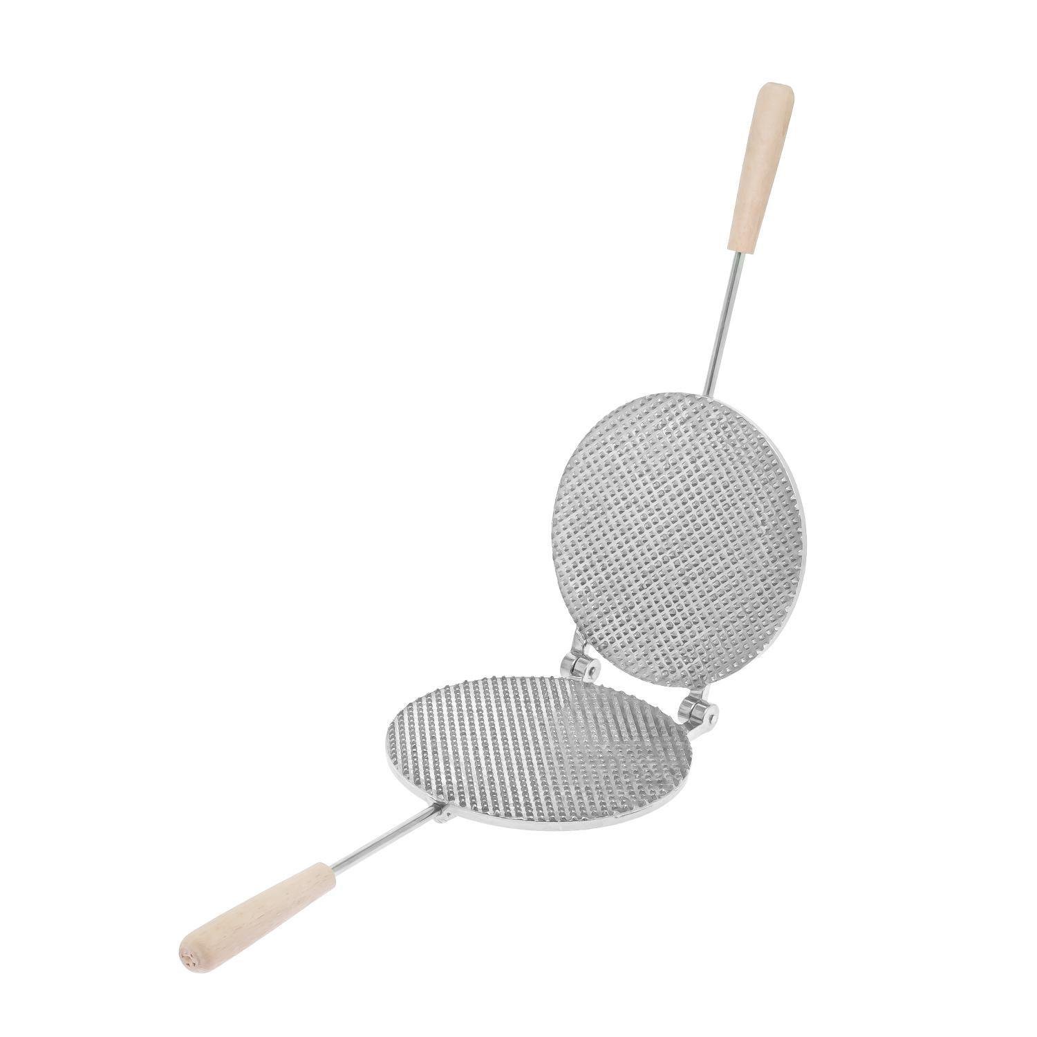 Форма для випічки вафельних коржів для тортових вафель на плиті Ø 18 см зі знімними ручками (28843773) - фото 7 Форма для випічки вафельних коржів для тортових вафель на плиті Ø 18 см зі знімними ручками (28843773) - фото 7