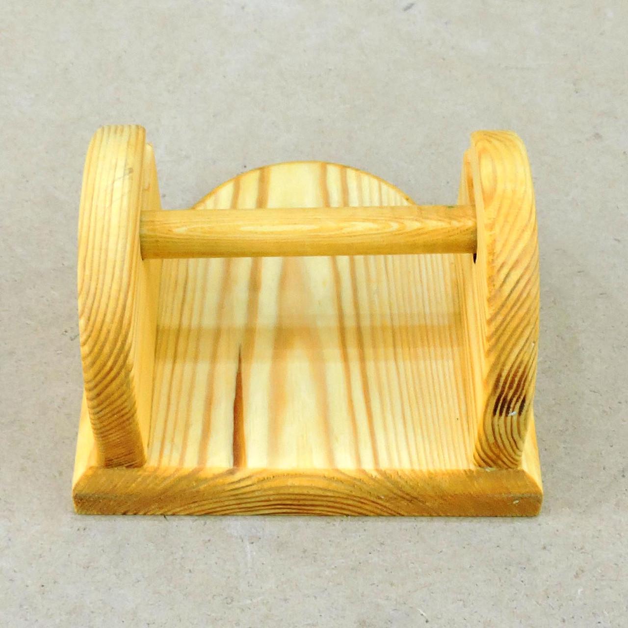 Держатель для туалетной бумаги из дерева Вольфрам Карри (ДТБ-000903) - фото 5