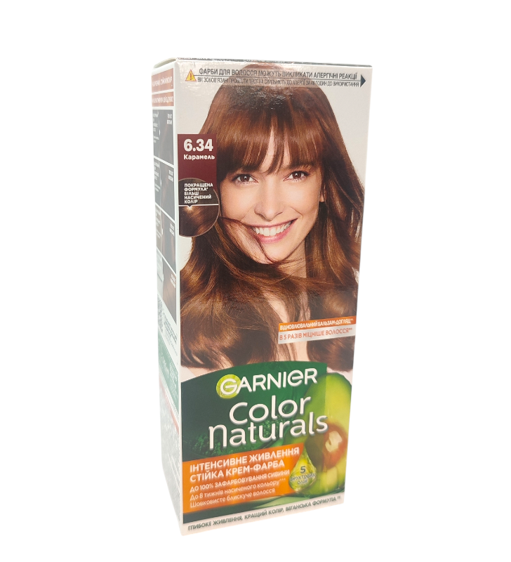 Фарба для волосся Garnier Color Naturals 6.34 Карамель