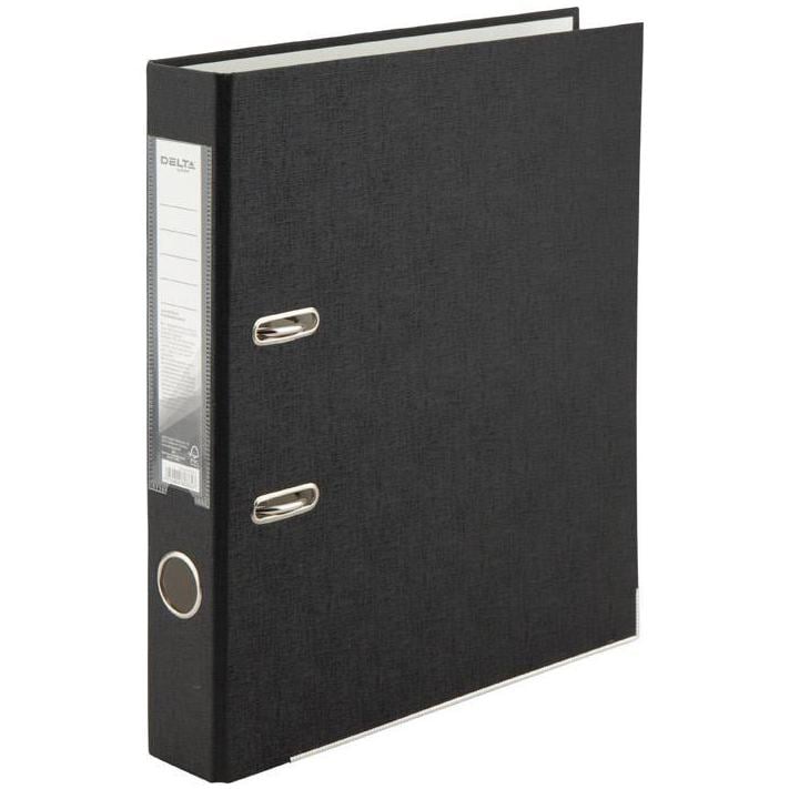 Папка-регистратор Axent Delta односторонняя А4 полипропилен 50 мм разобрана Черный (D1713-01P)