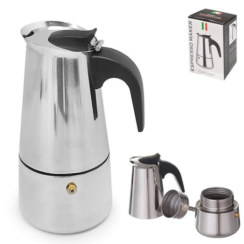 Кофеварка гейзерная Modern 4 чашки (612795) - фото 2 Кофеварка гейзерная Modern 4 чашки (612795) - фото 2