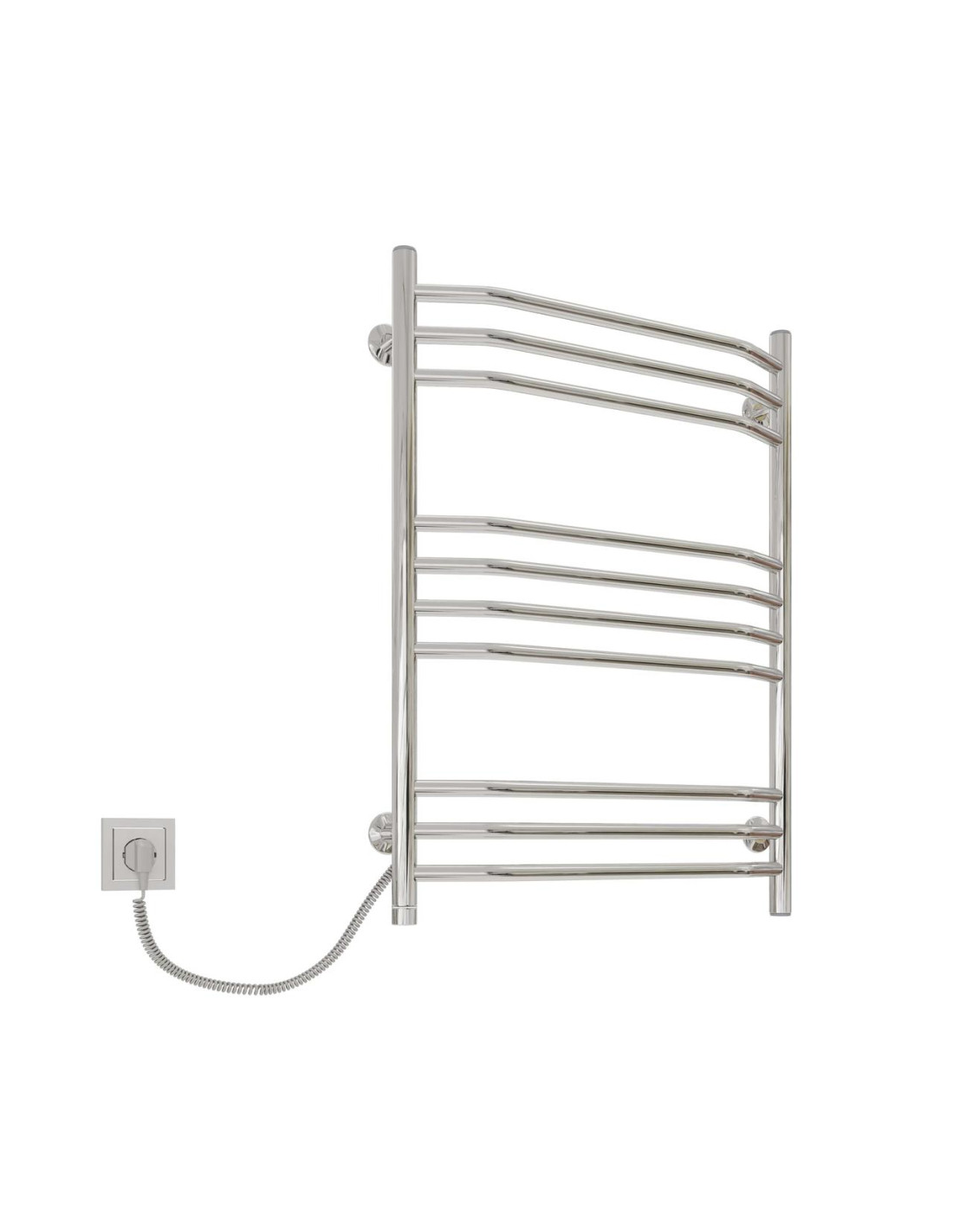 Полотенцесушитель электрический KOSSER Лестница/Трапеция EL Элит 800х600/11 мм (23059586)