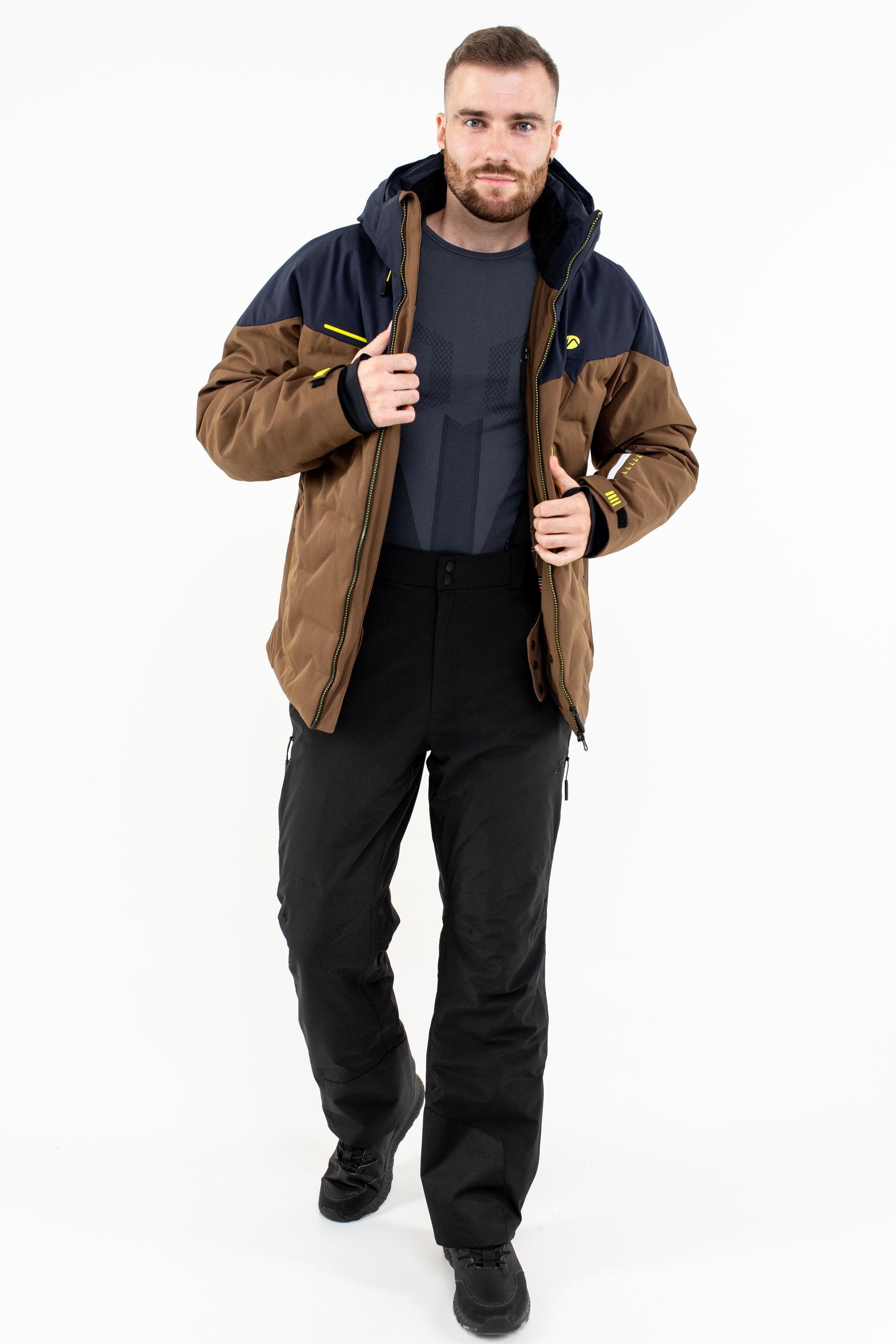 Куртка горнолыжная Avecs 70479/42 3XL Коричневый - фото 2 Куртка горнолыжная Avecs 70479/42 3XL Коричневый - фото 2