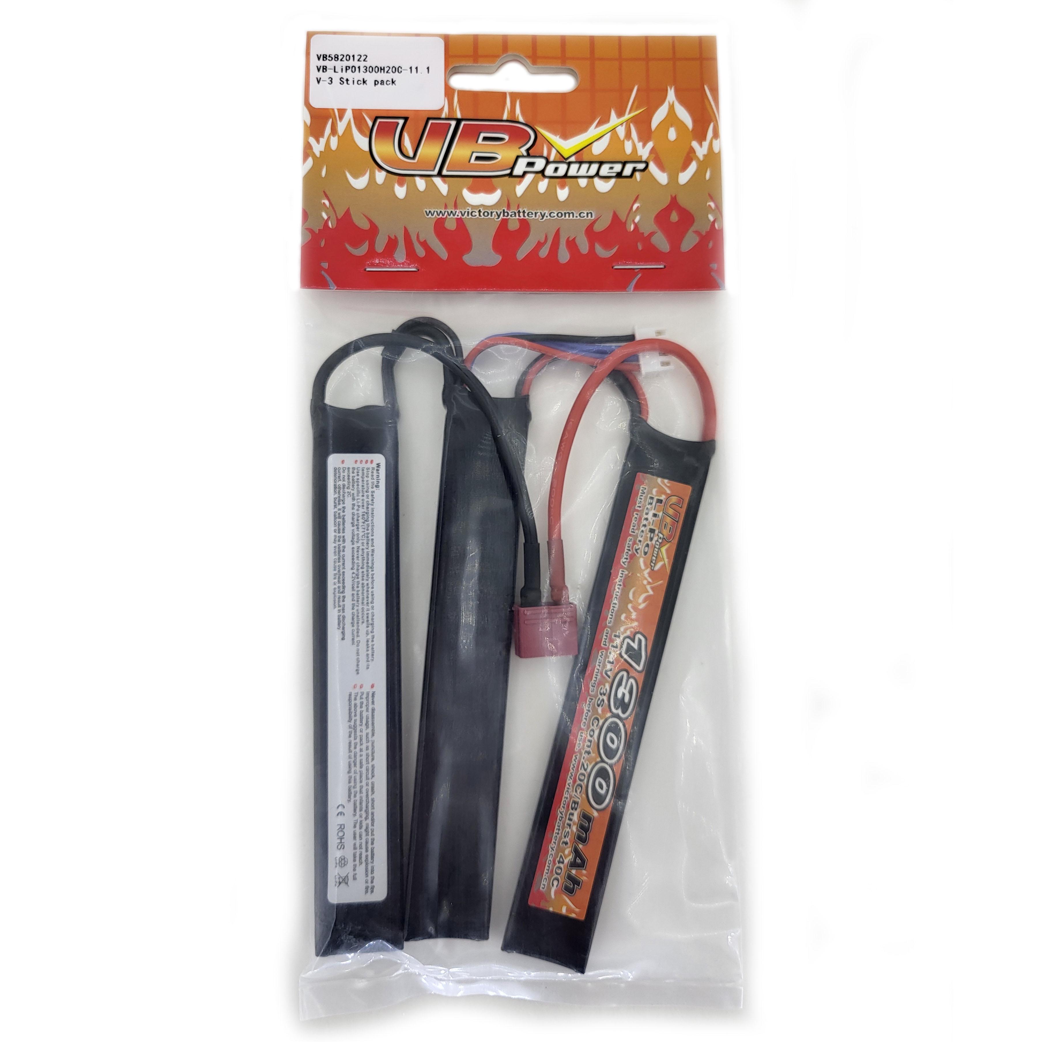 Акумулятор VB Power VB5820122 для Airsoft Li-Pol 20-40C 11,1V 1300 mAh (14187700)