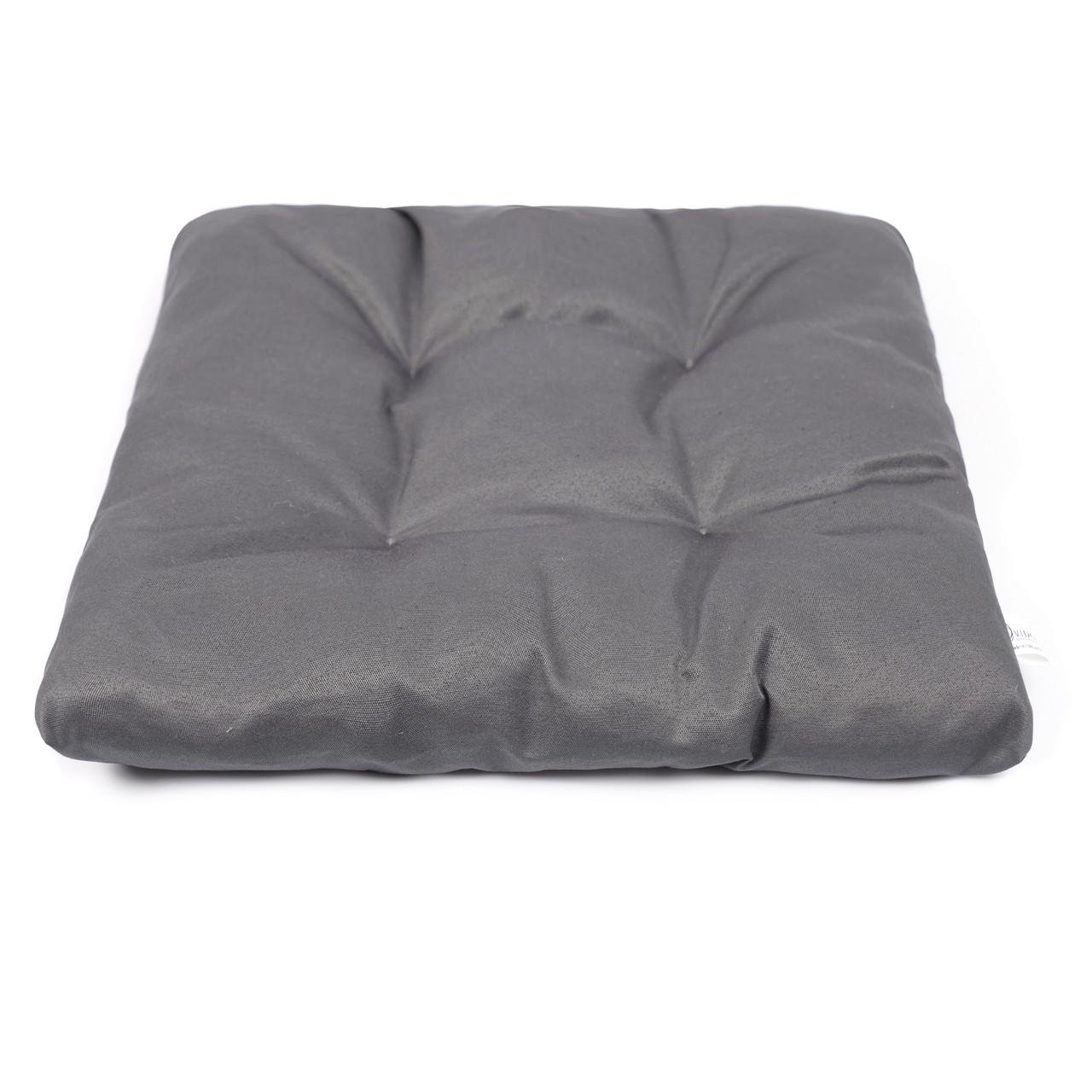 Подушка для стула/кресла/табурета 45x45x8 см Серый (1789805337) - фото 2