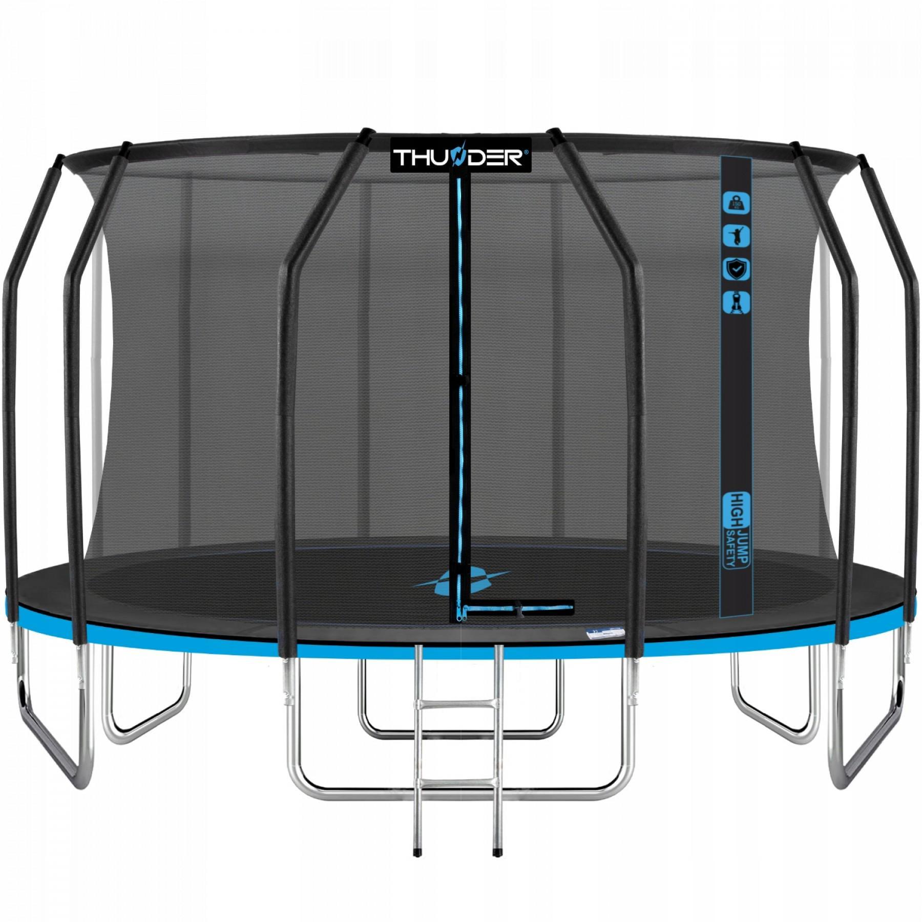 Батут с внутренней сеткой Thunder Inside Elite 16FT 490 см Black/Blue