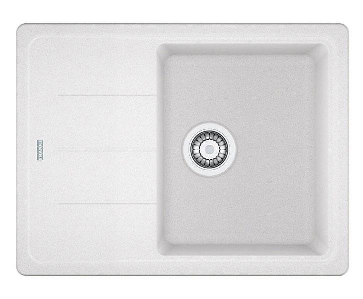 Кухонная мойка Franke Basis BFG 611-62 гранитная врезная оборотная Белый (114.0272.599)