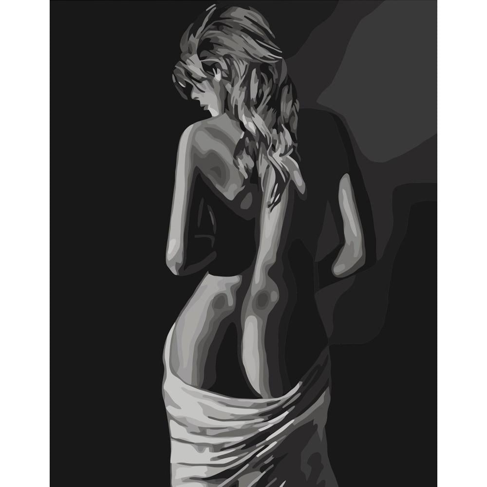 Картина за номерами Strateg Таємнича жіночність без підрамника 40х50 см (BR011)