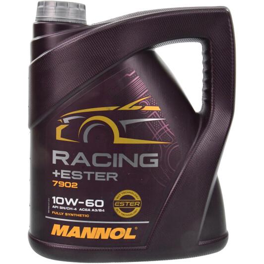 Масло моторное Mannol Racing + Ester 10W-60 4 л