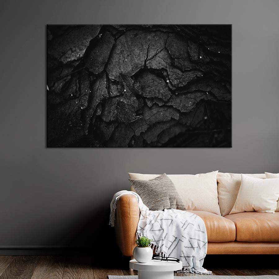 Картина Абстрактная застывшая лава 51x34 см (A882-1)