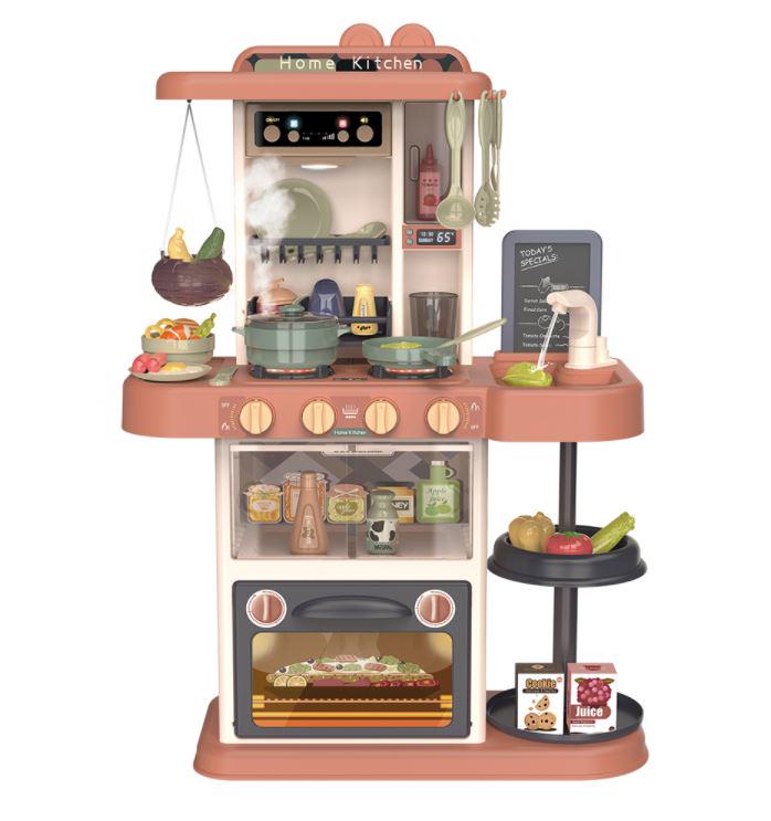 Кухня детская Игровая 72 см 43 аксессуаров Коричневый (65683/65583)