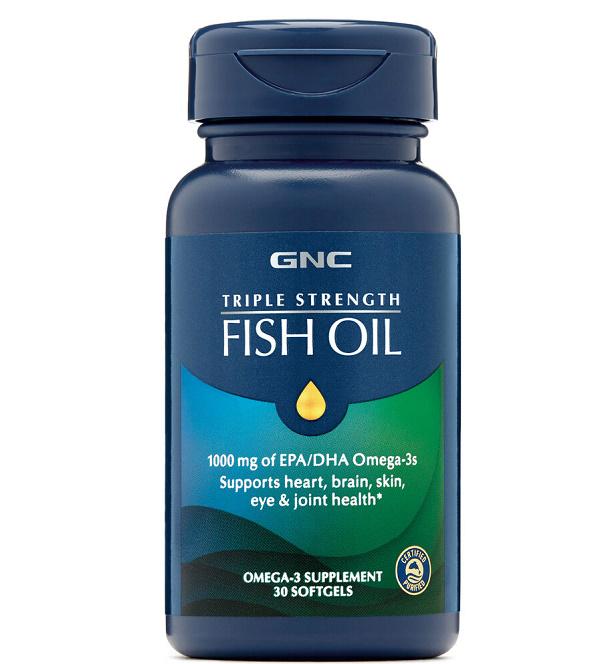 Омега 3 GNC Triple Strength Fish Oil 30 Caps