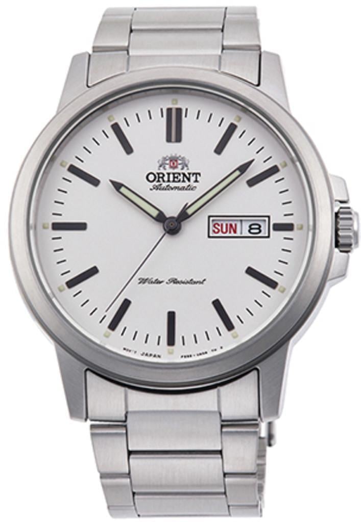 Наручные часы мужские Orient Conmuter RA-AA0C03S19B со стальным корпусом WR 50 м Белый (3124788984)