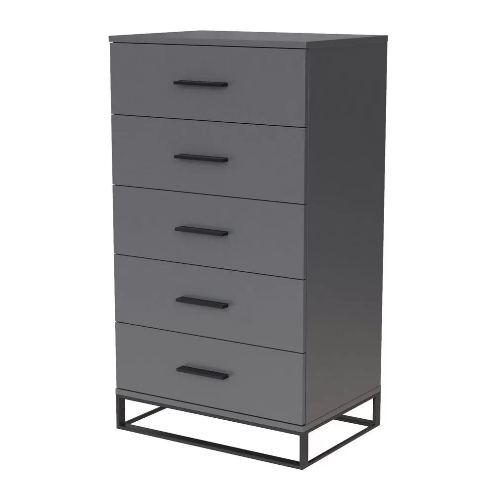 Комод ASCET 600 ДСП Графитовый (321044)