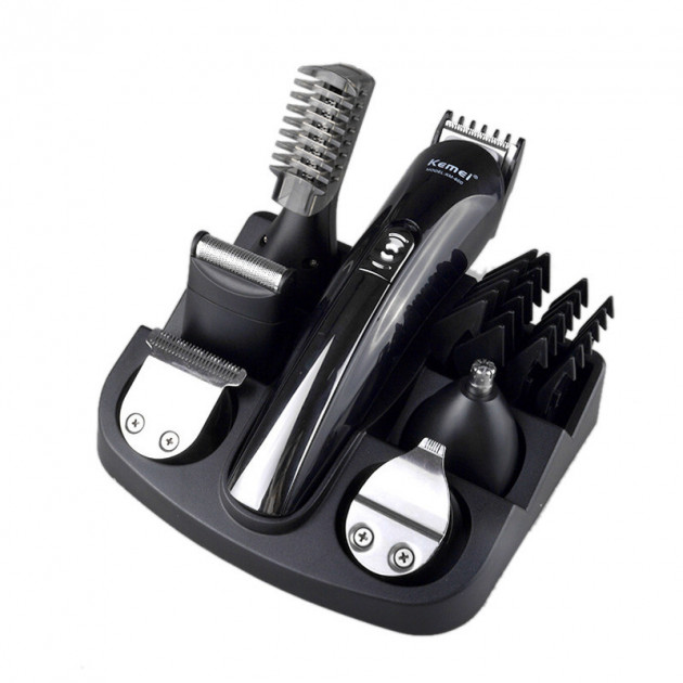 Машинка для стрижки Kemei KM-600 11в1 Черный