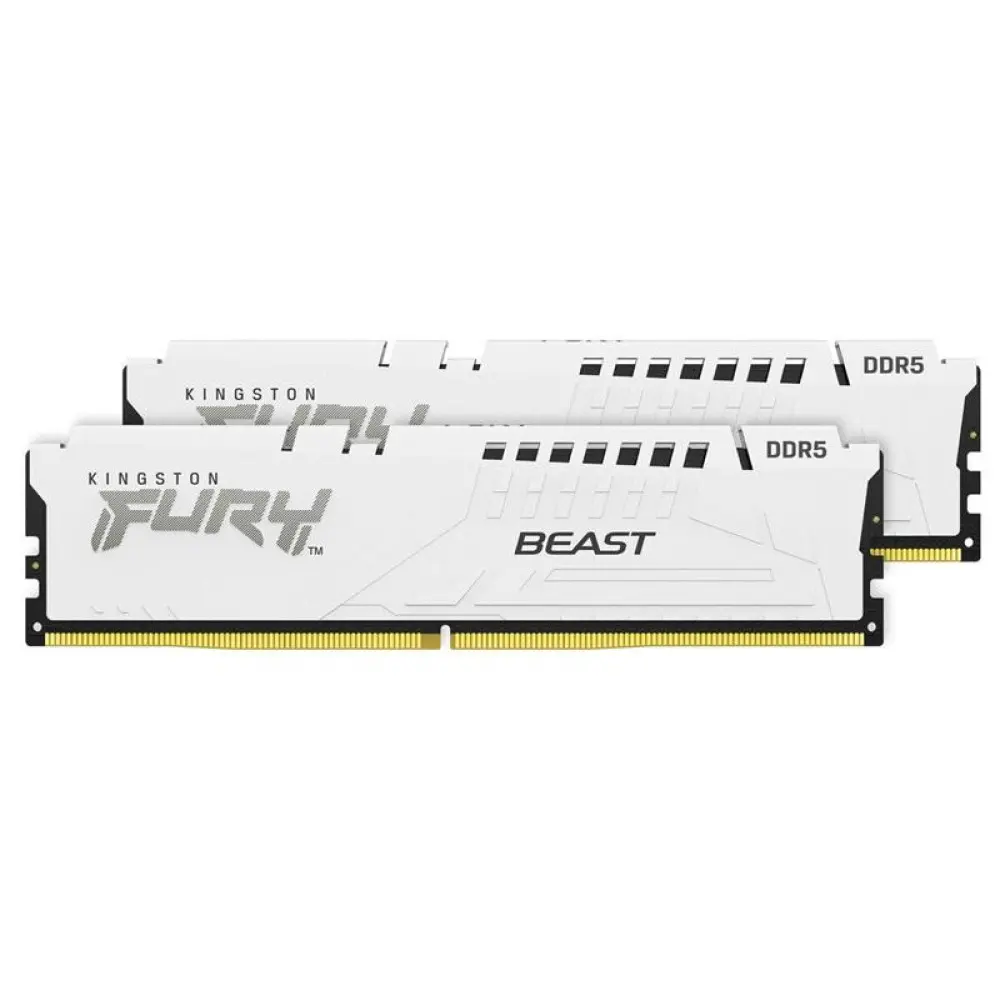 Оперативна пам'ять Kingston Fury Beast DDR5 2х16GB/5600 White (KF556C36BWEK2-32)