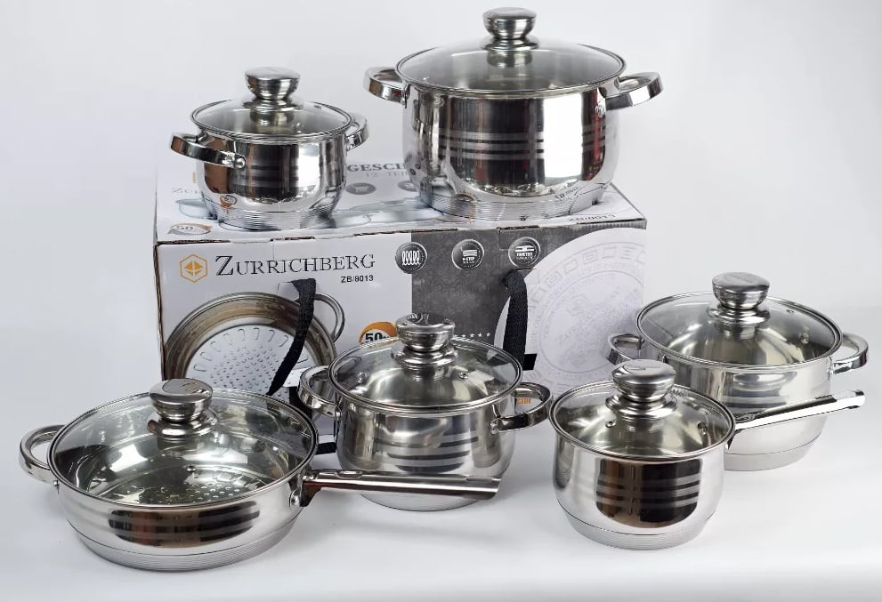 Набор посуды Zurrichberg (ZB-8013) 12 пр.
