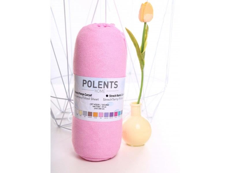 Простынь махровая полуторная 140155 Розовый (DR009547)