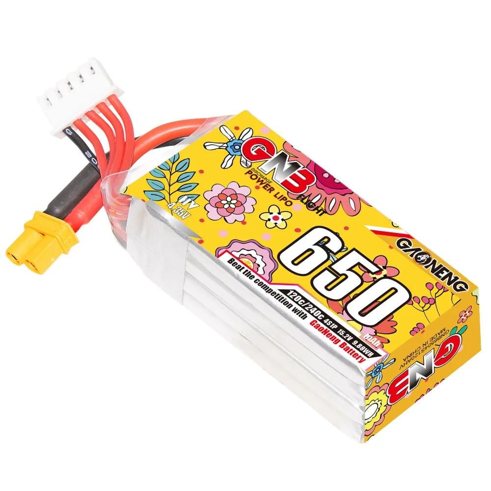 Батарея GNB 4S 650 mAh 15,2V 120C/240C XT30