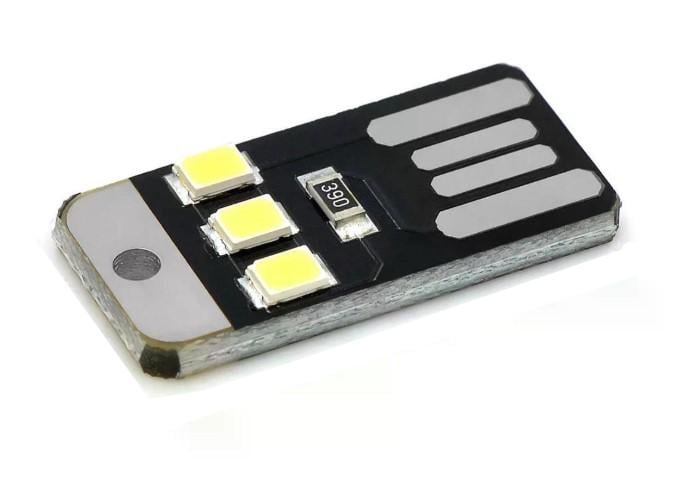 Лампа-ночник USB LED 5V 0,2W 2835 SMD 6000K 10 шт.