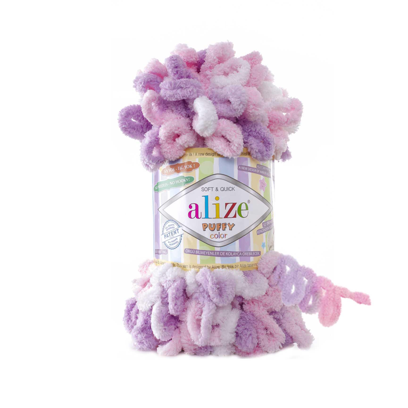 Пряжа Alize Puffy Color 6051 Пряжа Alize Puffy Color 6051