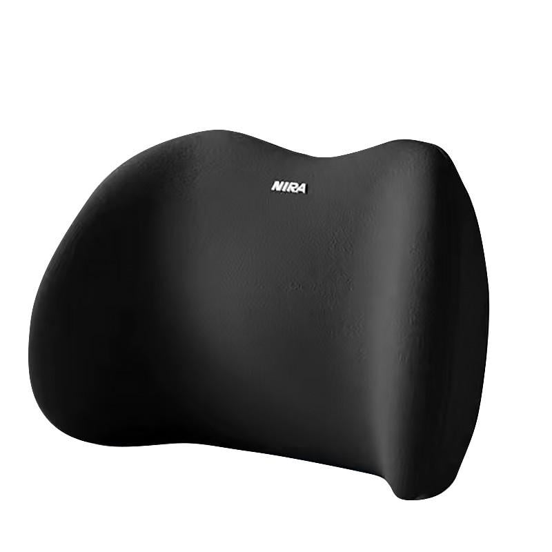 Подушка на сиденье авто NIRA для спины с эффектом памяти Black