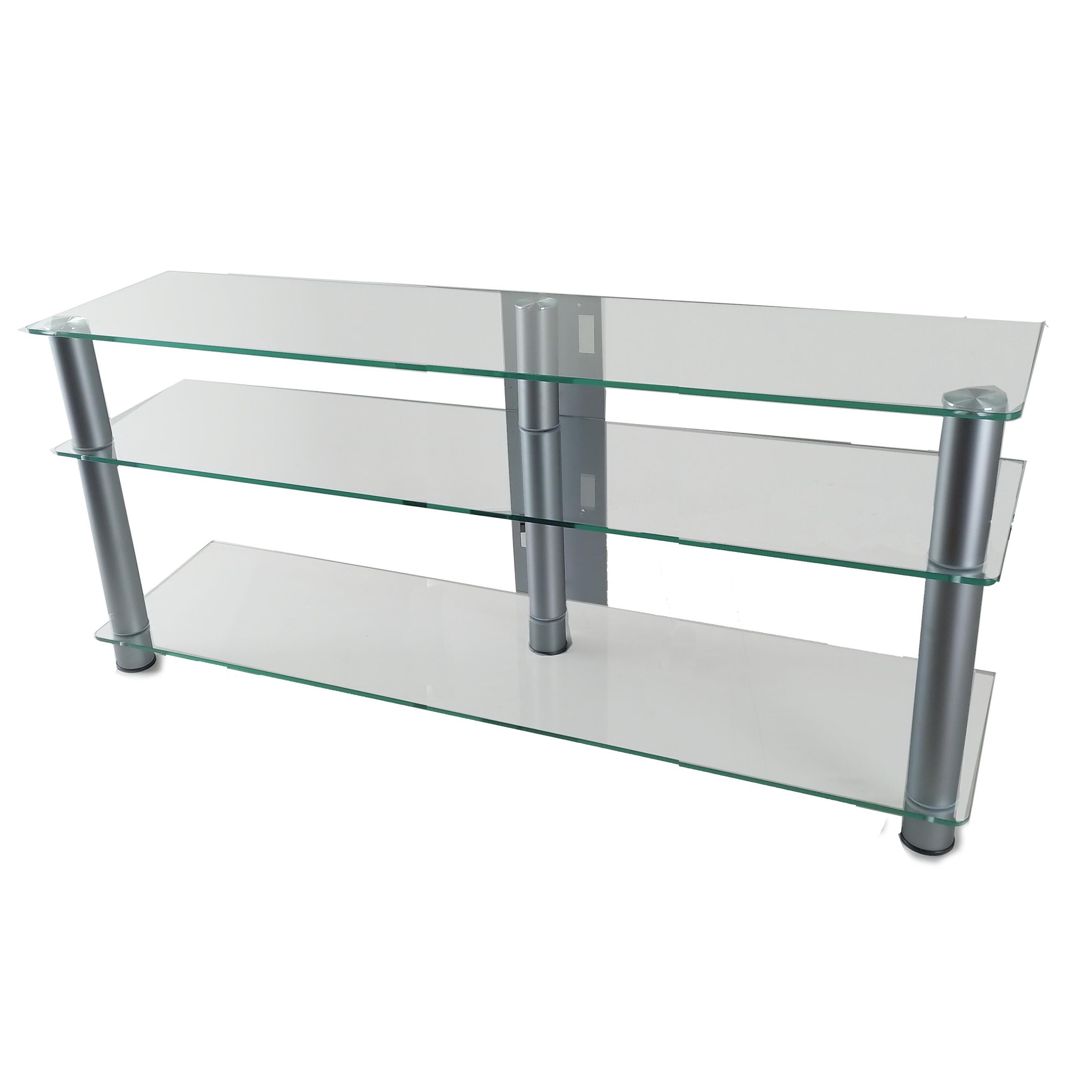 Тумба под телевизор Commus Аскет MX clear Alm 20-60" 1250х350х575 мм Прозрачный/Алюминий (633320117) Тумба под телевизор Commus Аскет MX clear Alm 20-60" 1250х350х575 мм Прозрачный/Алюминий (633320117)