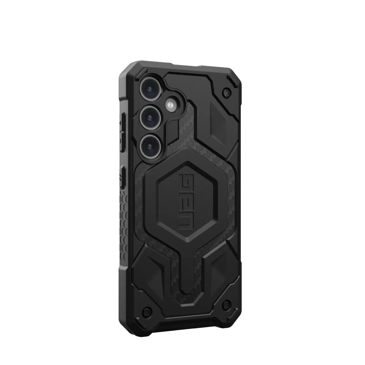 Чохол накладка для телефону UAG Monarch Samsung Galaxy S24 Black Carbon - фото 2