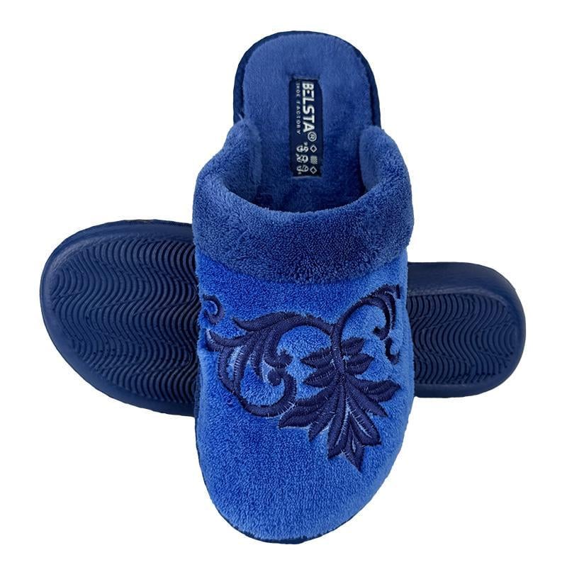 Комнатные тапочки женские 211-1 p. 37 23,5 см Синий