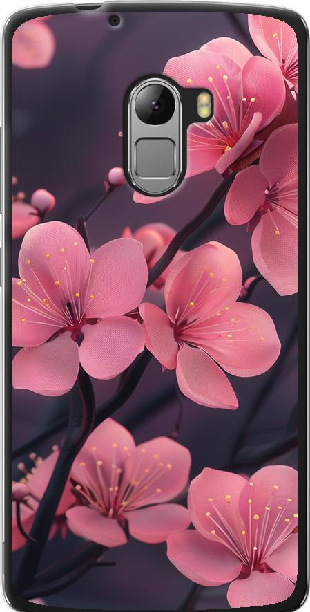 Чехол на Lenovo A7010 Пурпурная сакура (6075u-232-42517)