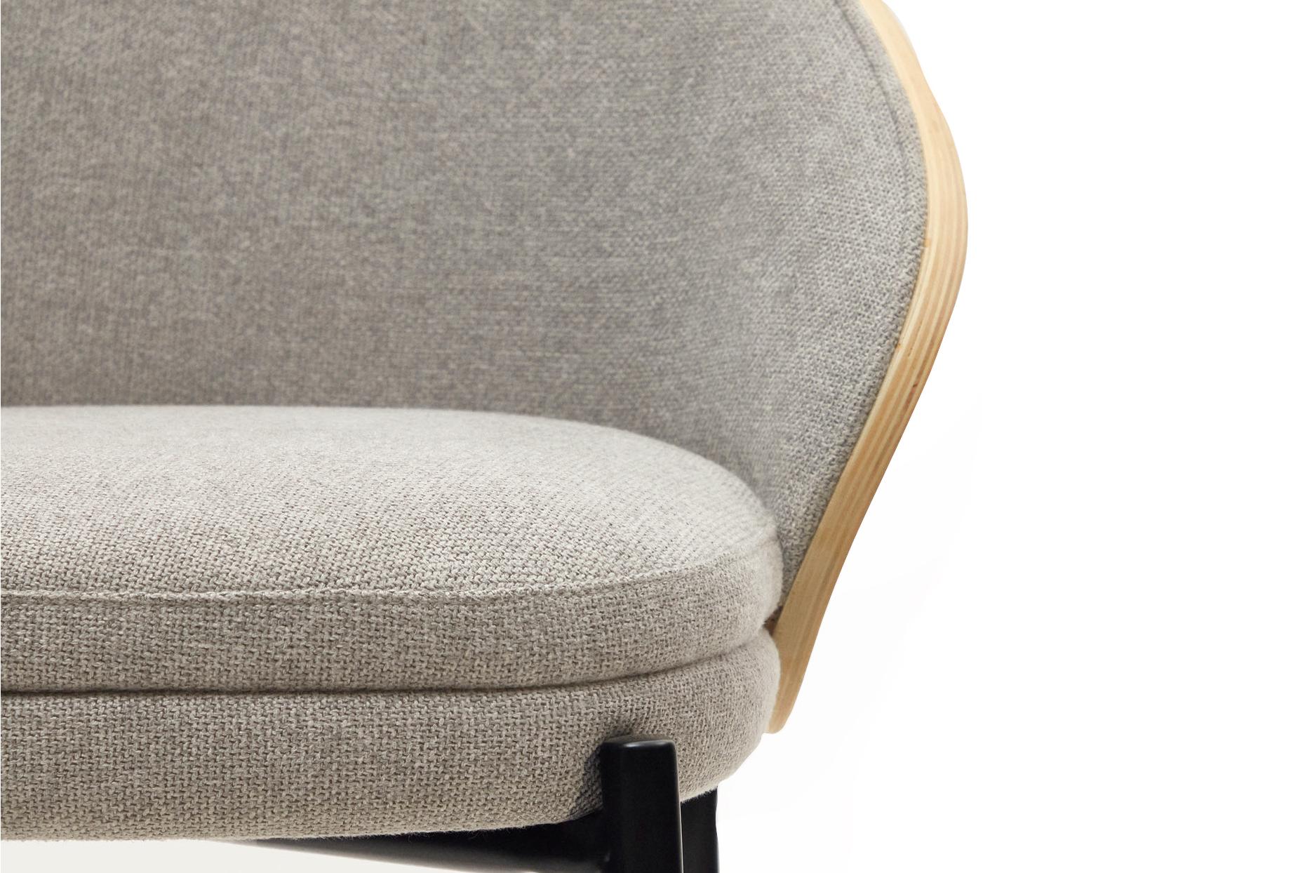 Напівбарний стілець Elba Moon salt and black legs (13855) - фото 6 Напівбарний стілець Elba Moon salt and black legs (13855) - фото 6