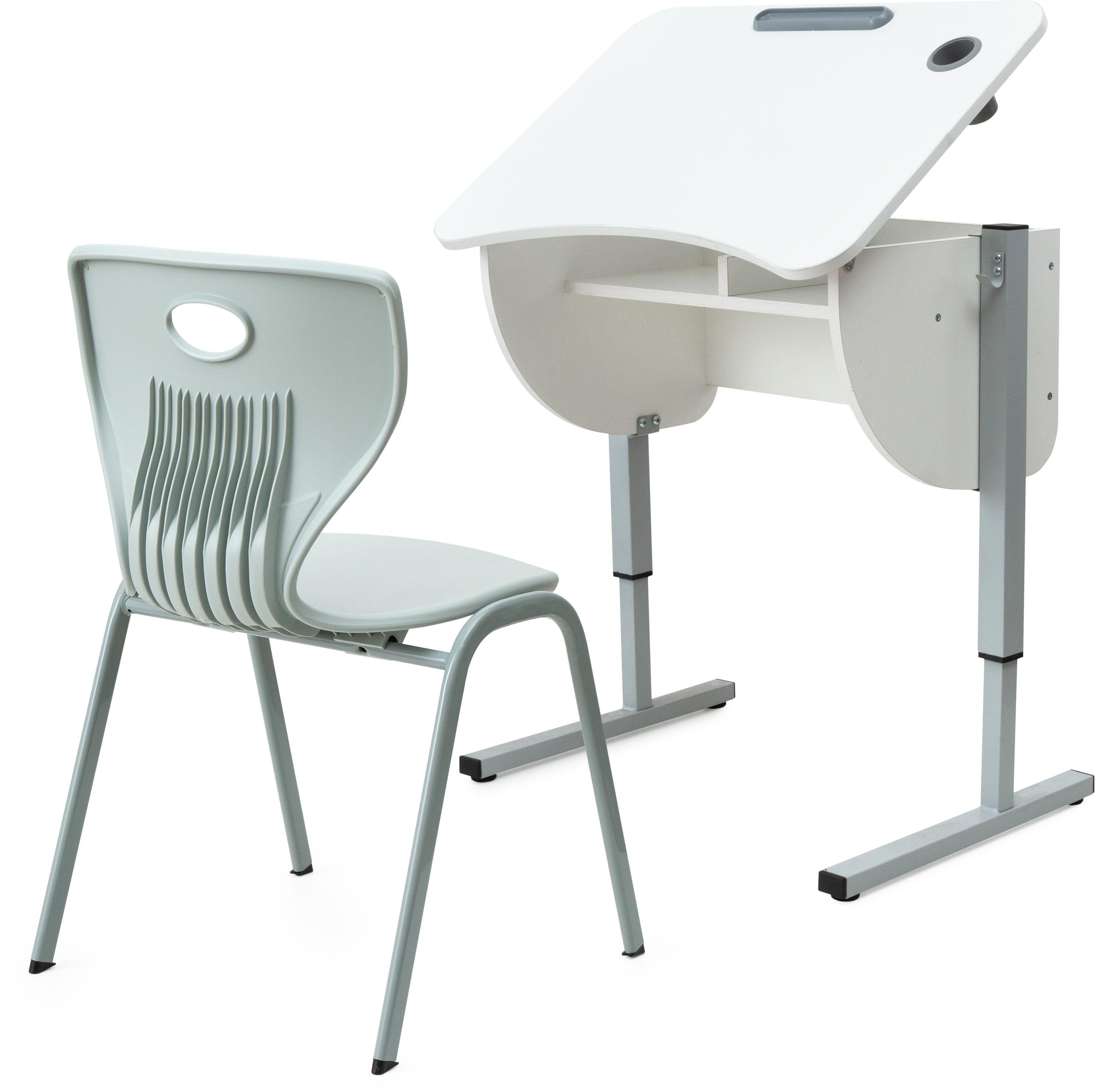 Комплект шкільний SECTOR парта Розумка та стілець ST1 GR (25892879) - фото 7 Комплект шкільний SECTOR парта Розумка та стілець ST1 GR (25892879) - фото 7