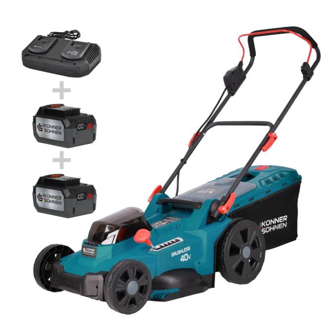 Газонокосарка акумуляторна Konner&Sohnen KS 33LM-20V set з акумулятором та зарядним пристроєм (63176) - фото 11 Газонокосарка акумуляторна Konner&Sohnen KS 33LM-20V set з акумулятором та зарядним пристроєм (63176) - фото 11