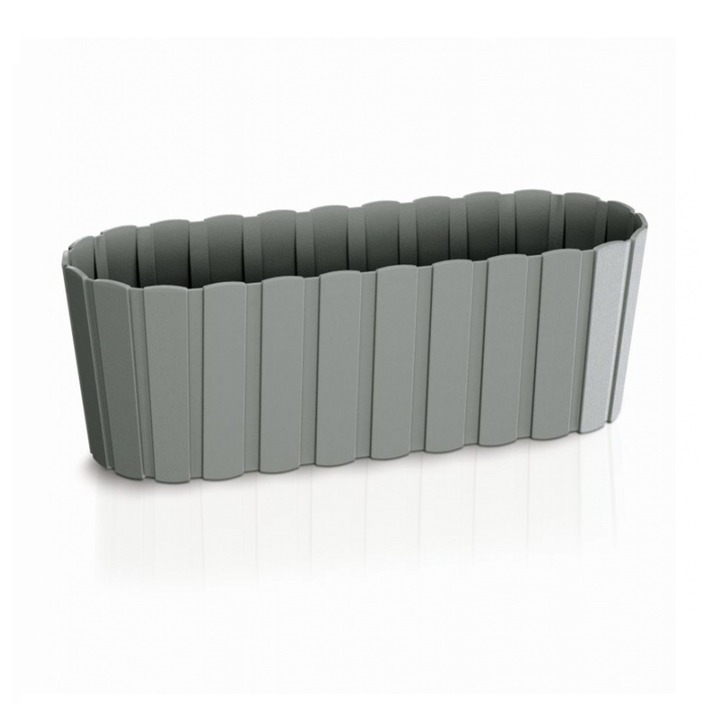 Ящик балконный Prosperplast Boardee Hook навесной Н-13 см Серый (25302-405)