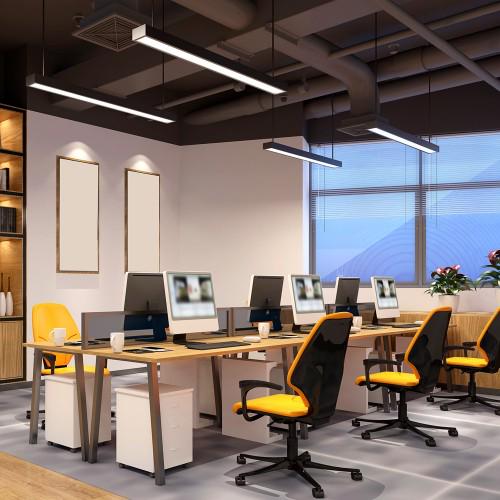 Линейный светильник светодиодный ARDERO AL4010 45 Вт 4000K 1,2 м Черный (01933) - фото 4