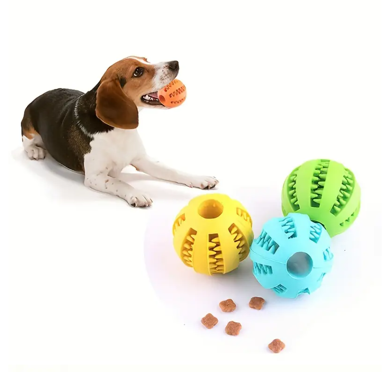 Игрушка-мяч для собак интерактивная/жевательная/дозатор лакомства и чистка зубов (2006) - фото 6