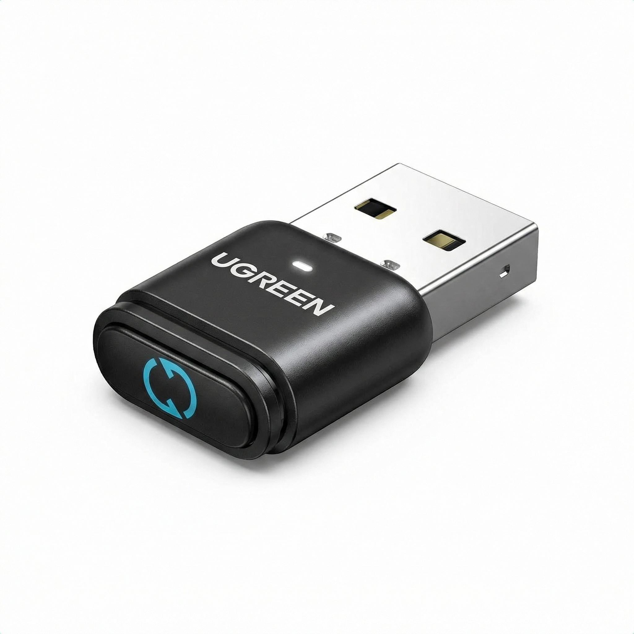 Bluetooth-адаптер USB UGREEN BT301 5.3/імітатор миші Чорний (35994)