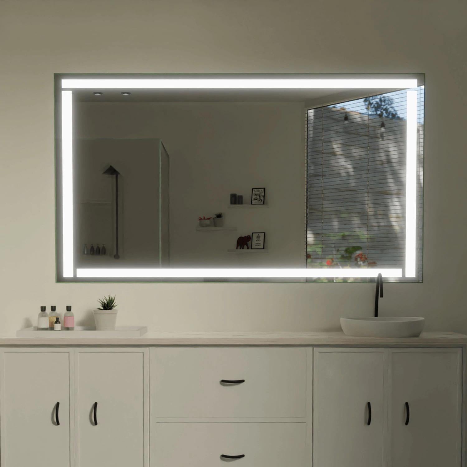 Зеркало Dim Dzerkal CARRO с LED-подсветкой 70х100 см (7549)