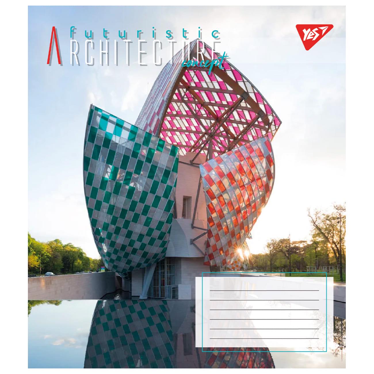 Зошит шкільний YES Futuristic Architecture клітинка 36 арк. (767065) - фото 4 Зошит шкільний YES Futuristic Architecture клітинка 36 арк. (767065) - фото 4