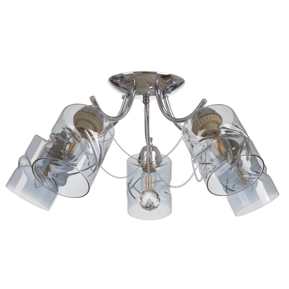 Люстра Brille LK-658S/5 E27 CH (23-765)