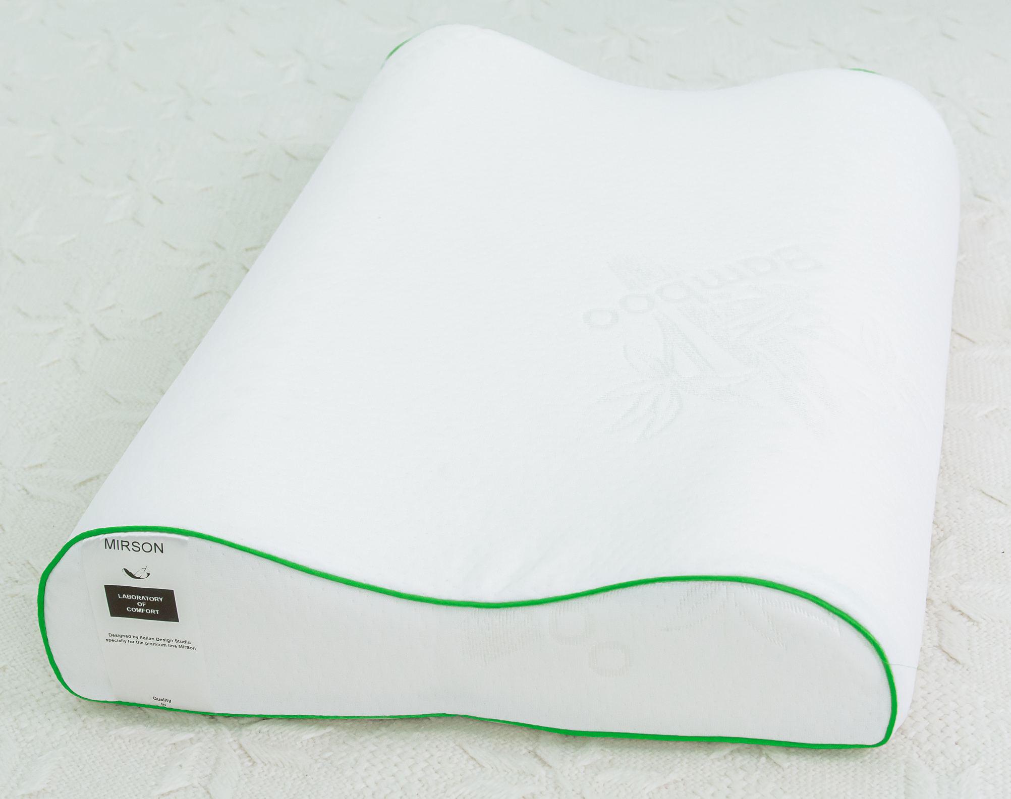 Подушка ортопедическая MirSon №6037 Green nature Julia Aero 58х40х10,5 см (2200003261608)